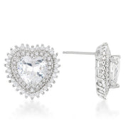 Halo Heart Earrings