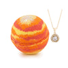 Cozy Cashmere 10oz Necklace Bath Bomb