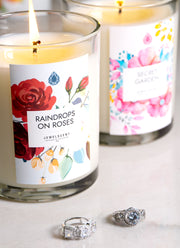 Raindrops on Roses 18oz Home Jewelry Candle